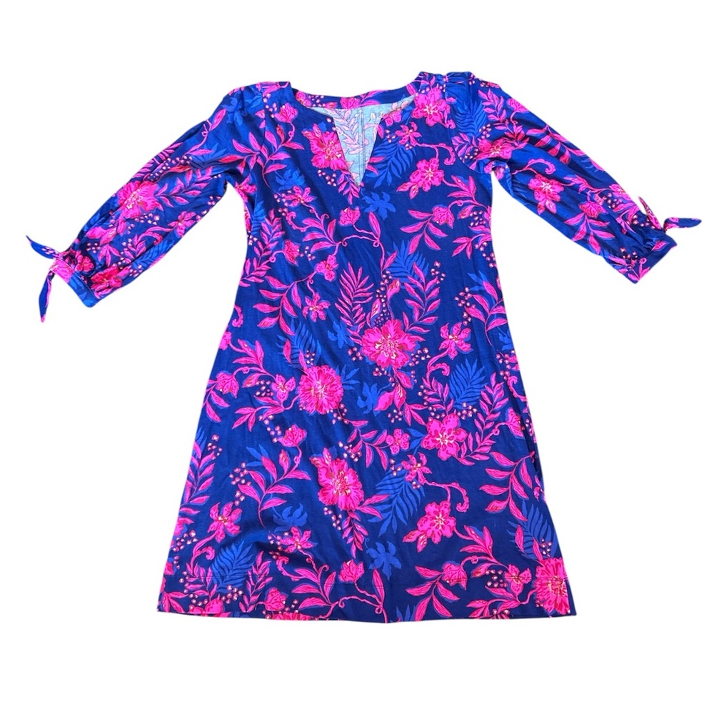 Lilly Pulitzer Women’s Size Medium Cath 100% Cotton Shift Dress EUC